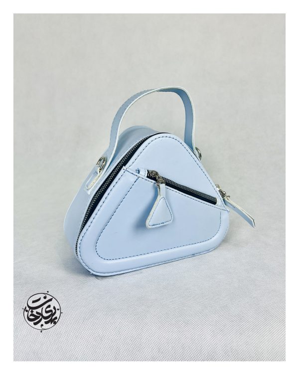 کیف مثلثی آبی پاستلی