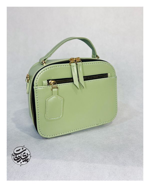 کیف مستطیلی سبز پاستلی